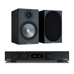 Audiolab 6000A AmplifierMonitor Audio Bronze 100 Speakers
