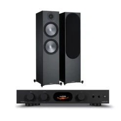 Audiolab 7000A Amplifier Monitor Audio Bronze 500 7G Speakers