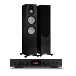 Audiolab 7000A Amplifier Monitor Audio Silver 500 7G Speakers