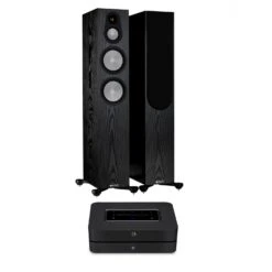 Bluesound POWERNODE Monitor Audio Silver 300 7G Speakers