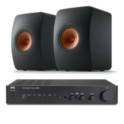 NAD C 316BEE V2 Integrated Amplifier KEF LS50 Meta Speakers