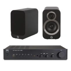 NAD C 316BEE V2 Integrated Amplifier Q Acoustics 3010i Speakers