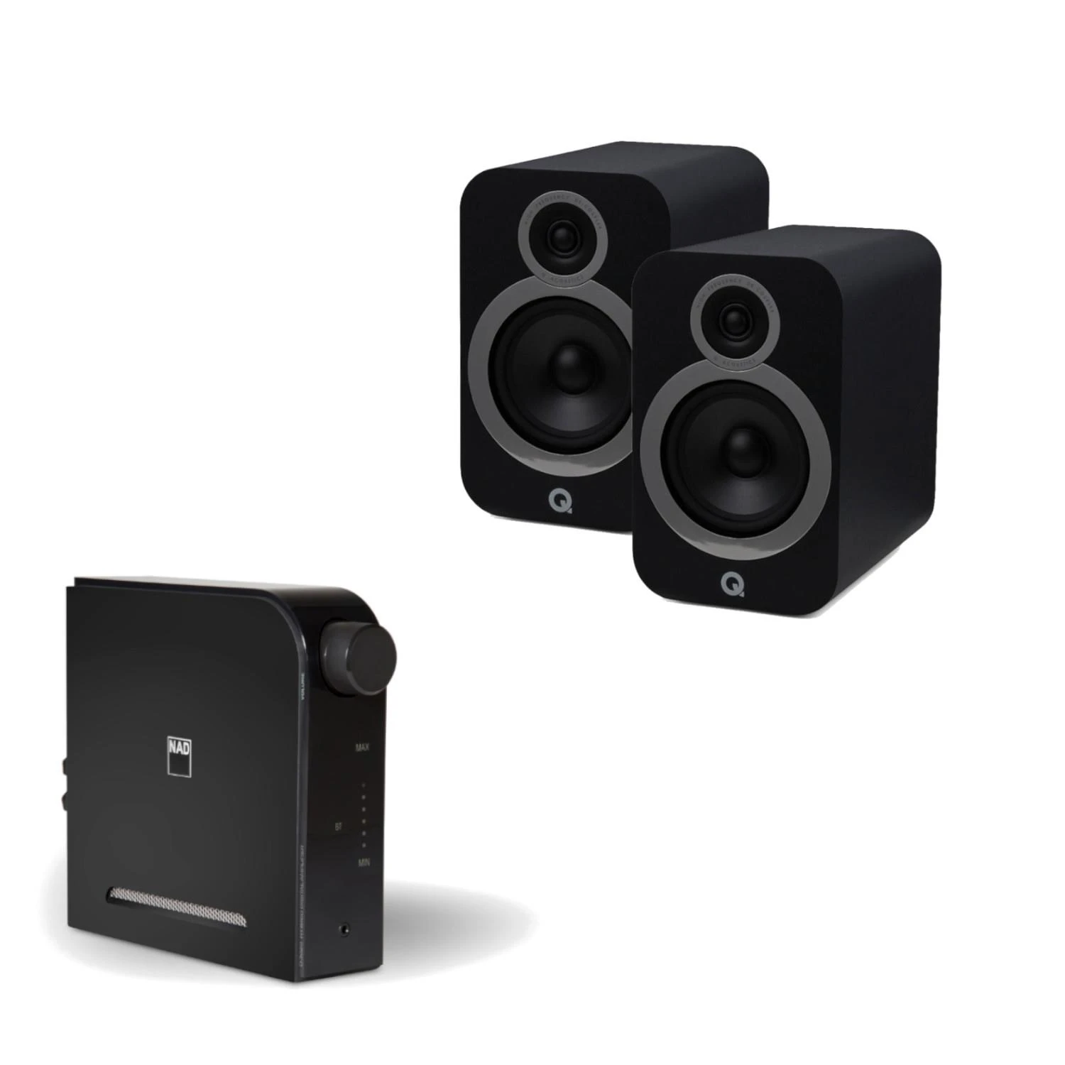 NAD D 3020v2 Q Acoustics 3030i Speakers