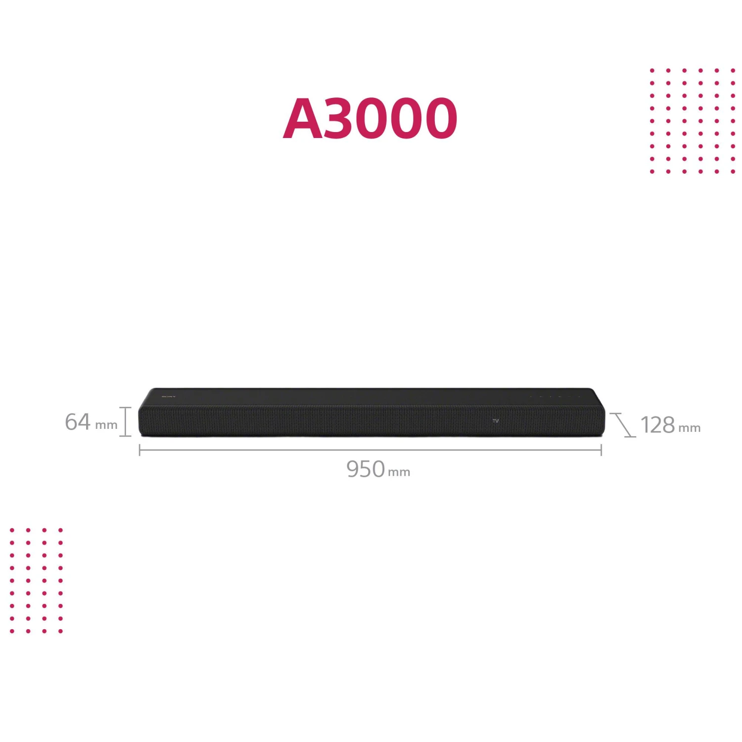 Sony HT-A3000 Dolby Atmos Soundbar - Image 3