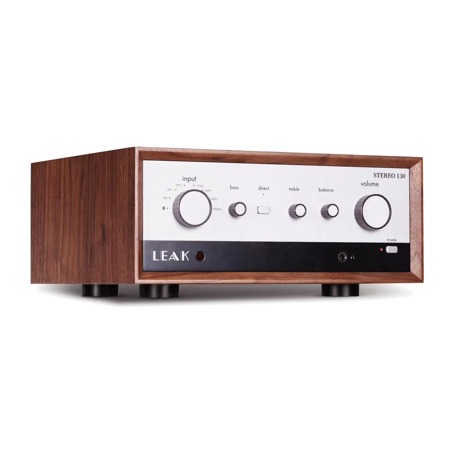 LEAK STEREO 130 (Walnut) Integrated Amplifier - Image 3