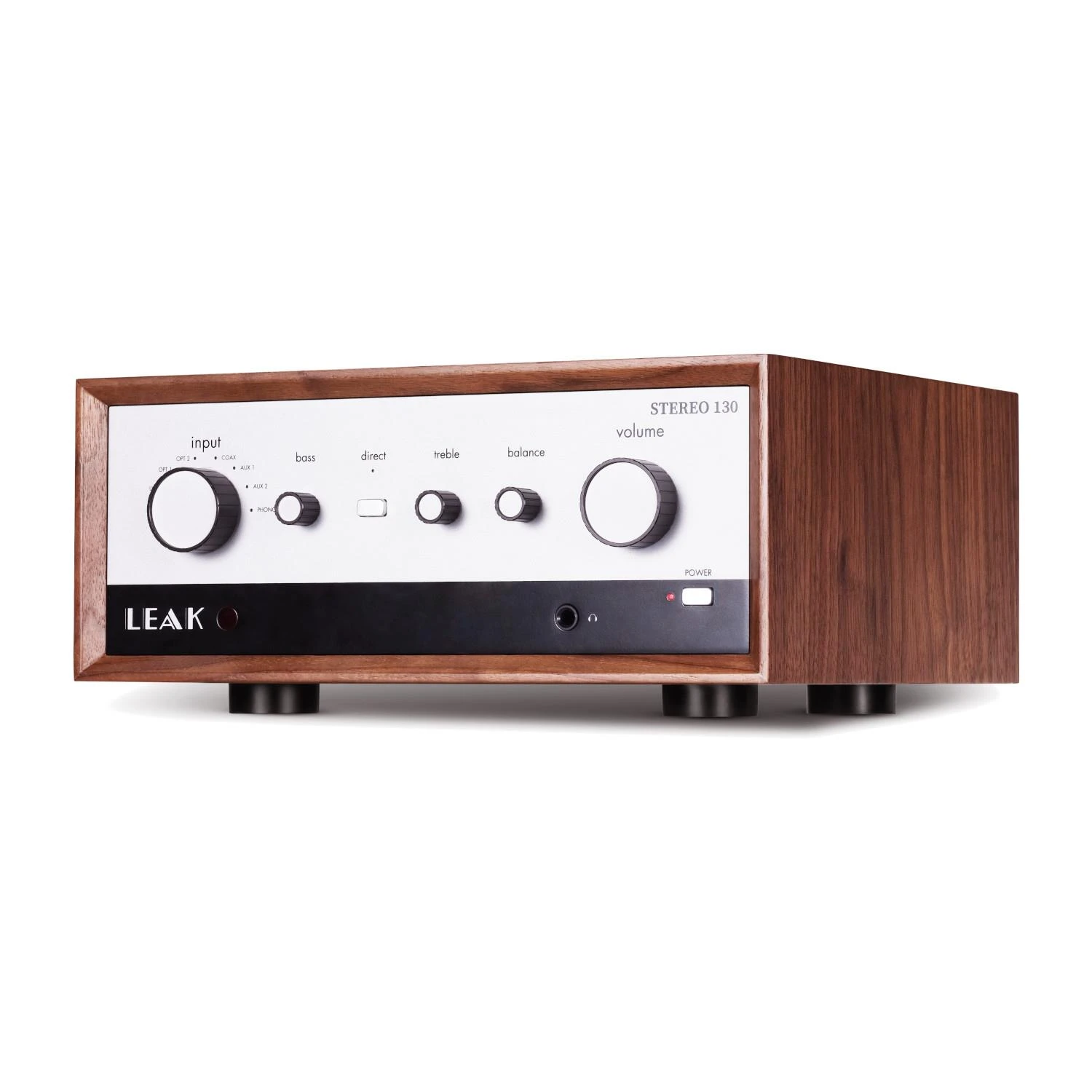 LEAK STEREO 130 (Walnut) Integrated Amplifier - Image 4