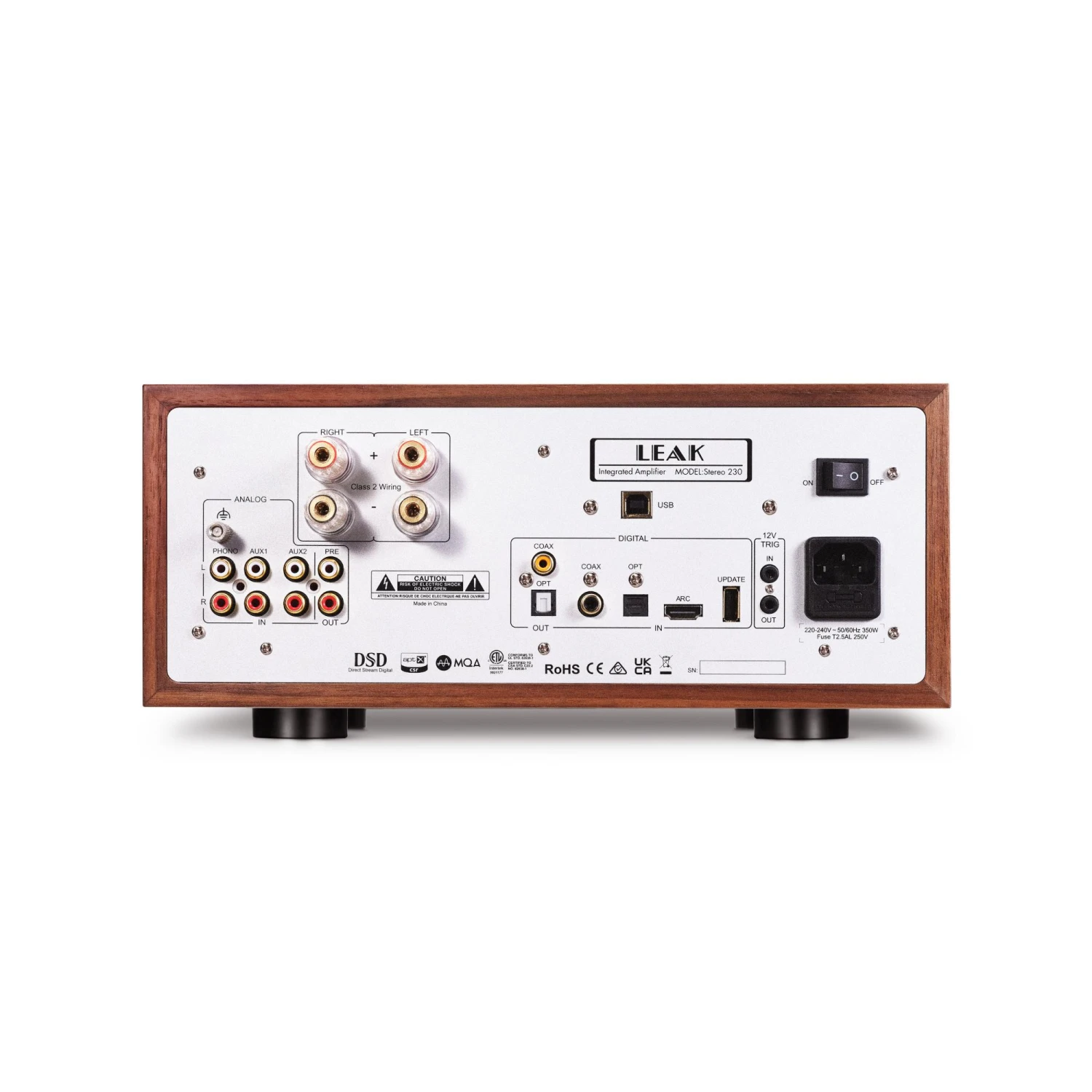 LEAK STEREO 230 (Walnut) Integrated Amplifier - Image 4
