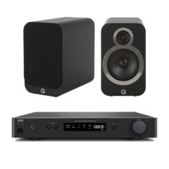 NAD C 338 Amplifier Q Acoustics 3020i Speakers