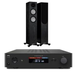 NAD C 368 Integrated AmplifierMonitor Audio Silver 200 7G Speakers