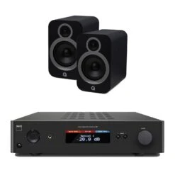 NAD C 368 Integrated AmplifierQ Acoustics 3030i Speakers