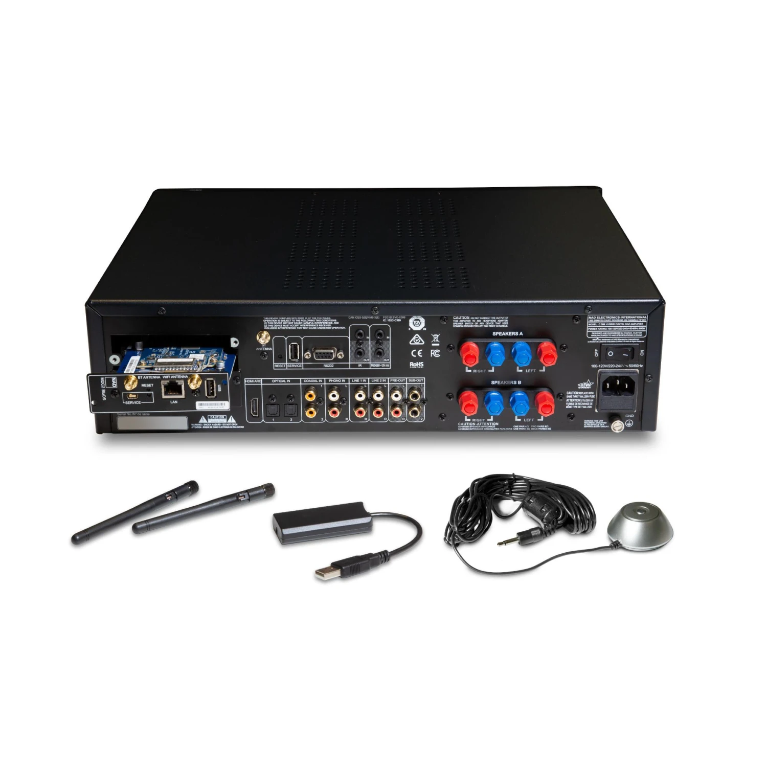 NAD C 399 Integrated Amplifier NAD MDC2 BluOS-D Module - Image 3