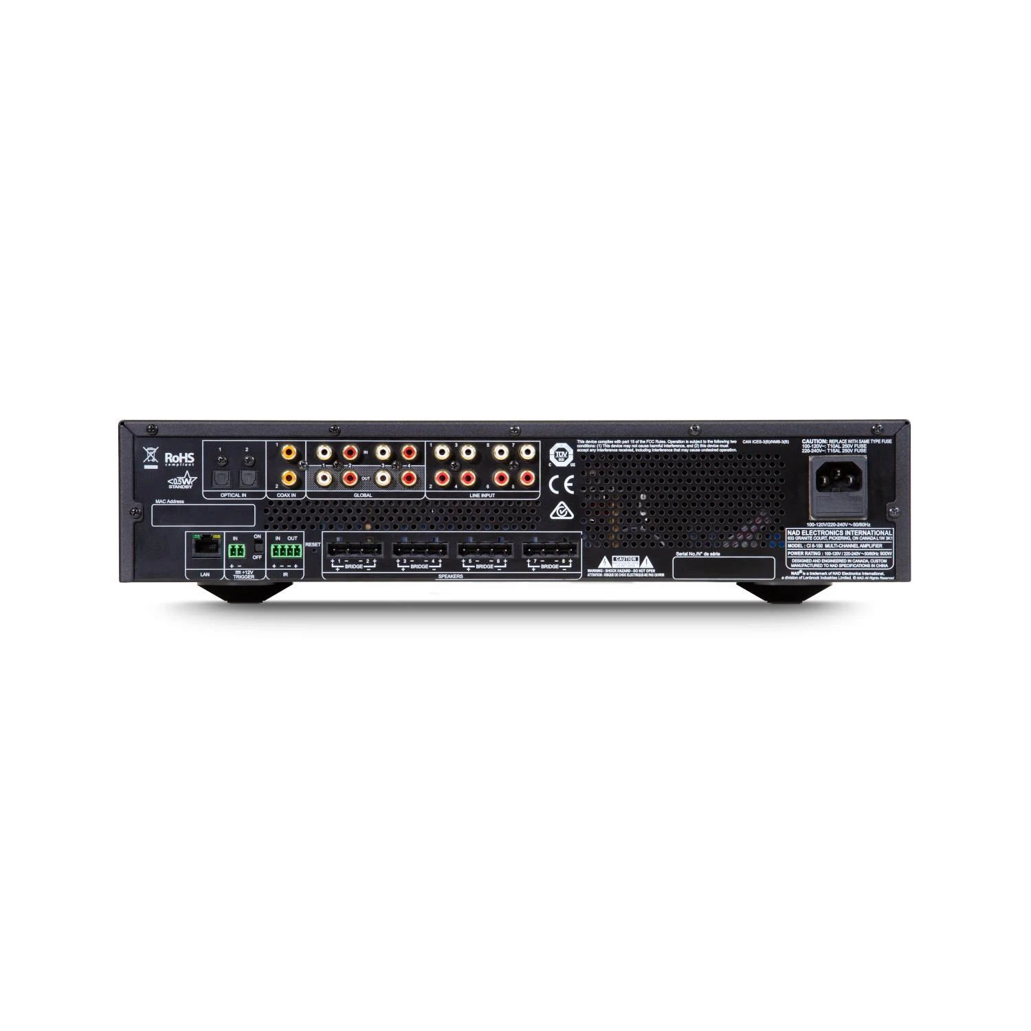 NAD CI 8-150 8 Channel Power Amplifier - Image 2
