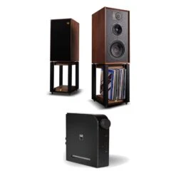 NAD D 3020v2 Amplifier LINTON Heritage Speakers With Stands
