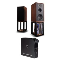 NAD D 3045 Amplifier LINTON Heritage Speakers With Stands