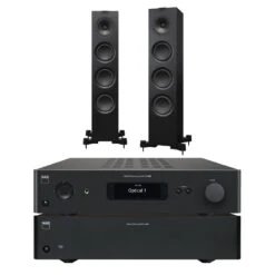 NAD C 658 Music Streamer / DAC / Preamp NAD C 268 Stereo Power Amplifier KEF Q550 Speakers