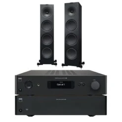 NAD C 658 Music Streamer / DAC / Preamp NAD C 268 Stereo Power Amplifier KEF Q950 Speakers
