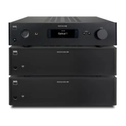 NAD C 658 Music Streamer / DAC / Preamp 2x NAD C 298 Stereo Power Amplifier