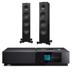 Naim Uniti Nova Streaming System KEF Q550 Speakers