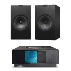 Naim Uniti Atom HDMI Streaming System KEF Q350 Speakers