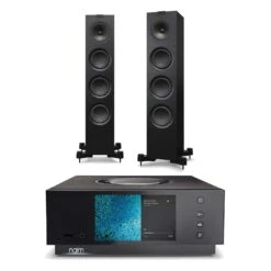 Naim Uniti Atom HDMI Streaming System KEF Q550 Speakers
