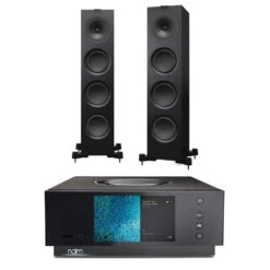 Naim Uniti Atom HDMI Streaming System KEF Q750 Speakers