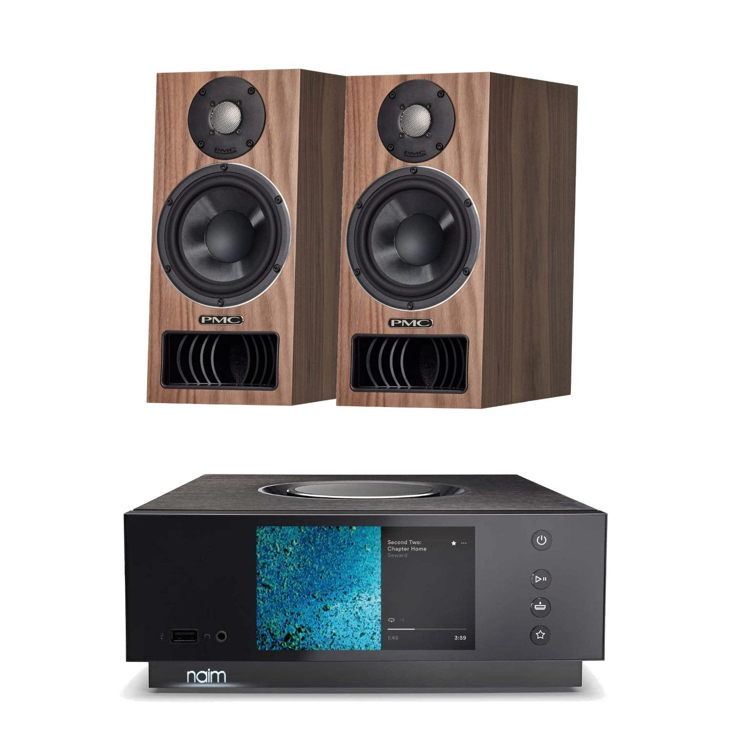 Naim Uniti Atom HDMI Streaming SystemPMC Twenty5 22i Speakers