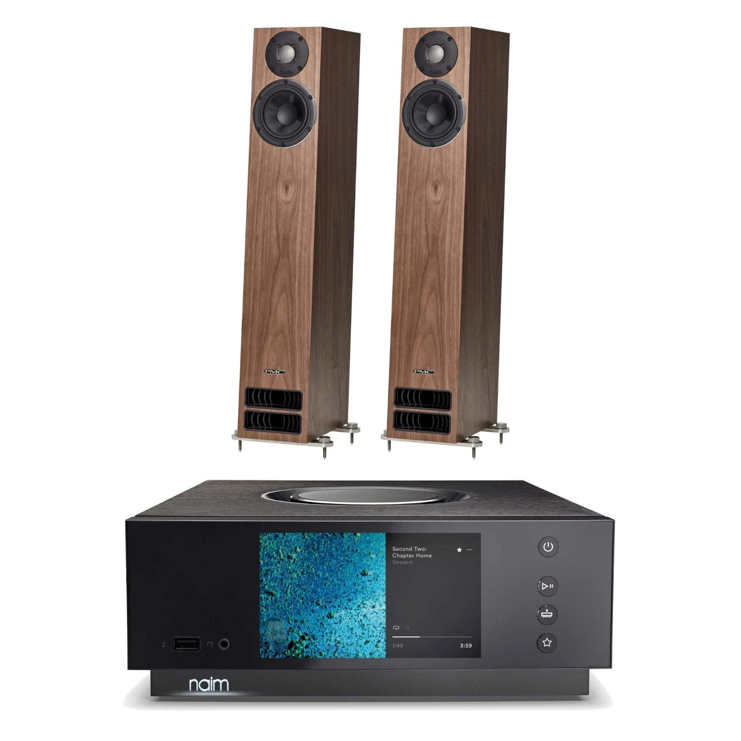 Naim Uniti Atom HDMI Streaming SystemPMC Twenty5 23i Speakers