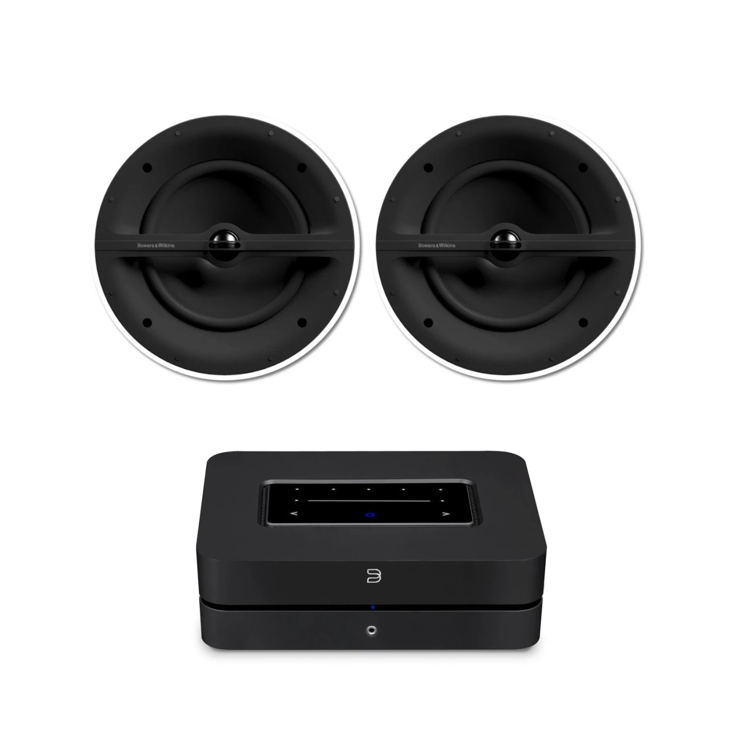 Bluesound POWERNODE (2021 Version) B&W CCM362 In Ceiling Speakers (Pair)