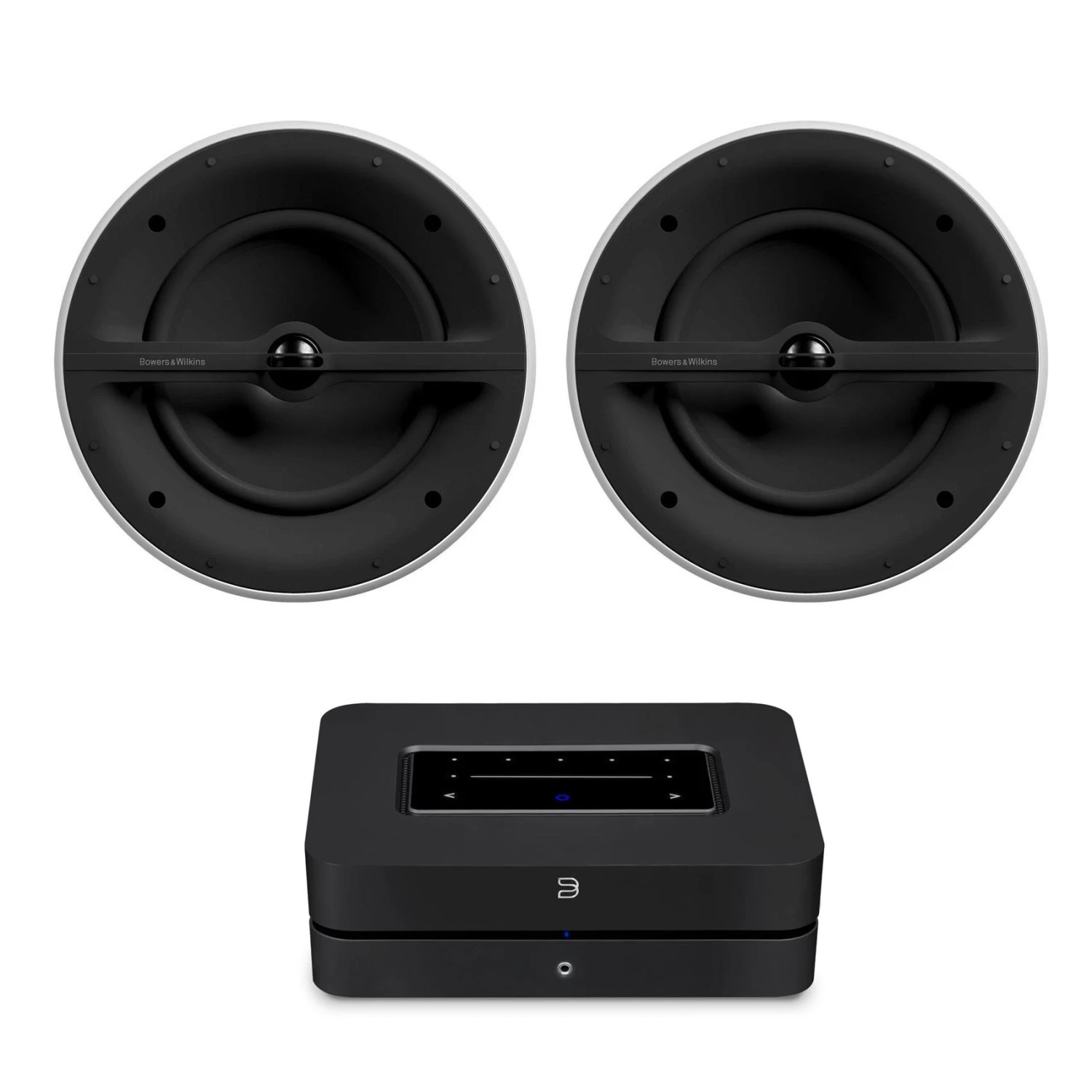 Bluesound POWERNODE (2021 Version) B&W CCM382 In Ceiling Speakers (Pair)