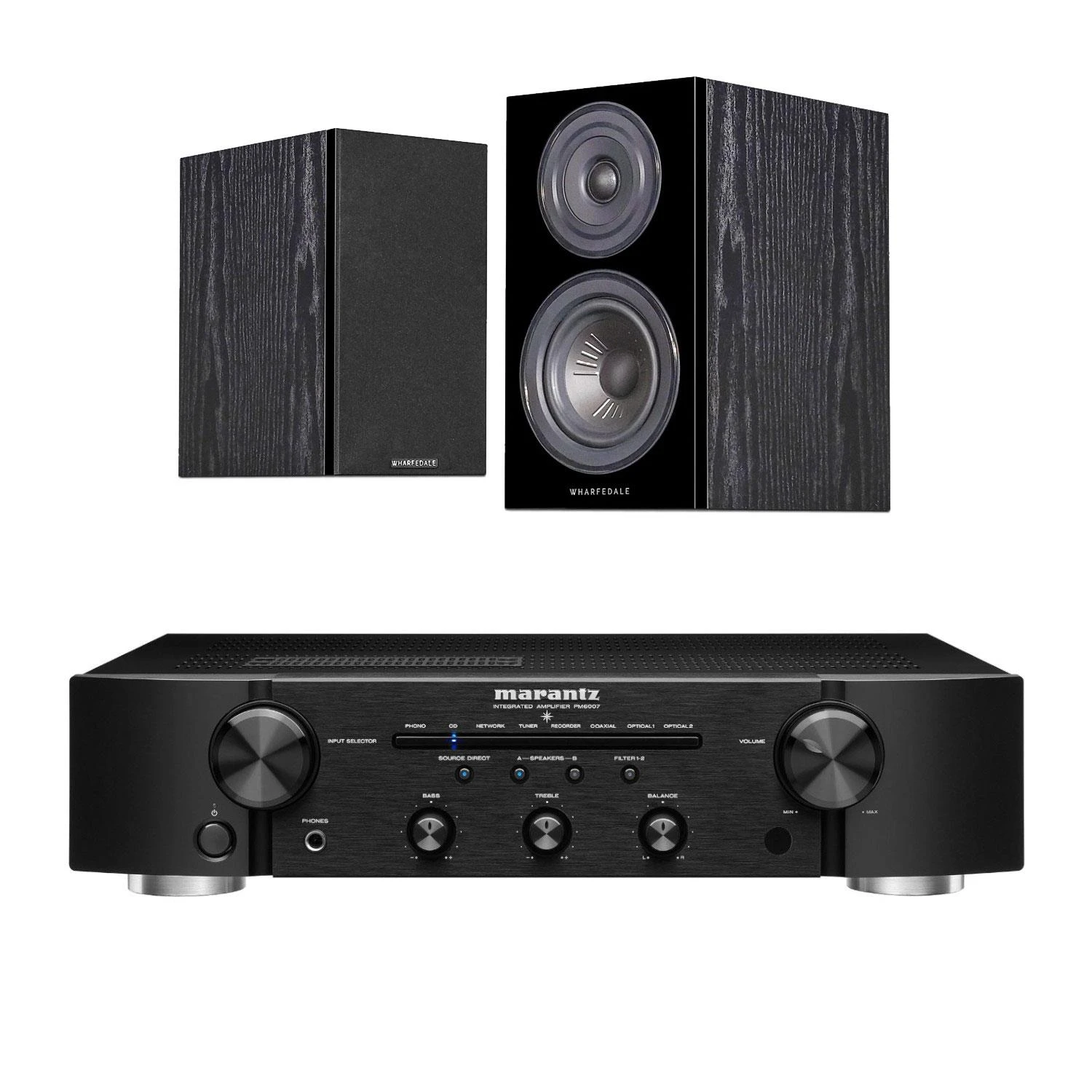 Marantz PM6007 AmplifierWharfedale Diamond 12.1 Speakers