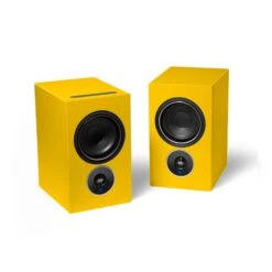 PSB Alpha IQ (Tangerine Yellow) Wireless Speakers With BluOS