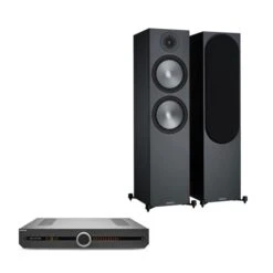Roksan Attessa Streaming Amplifier Monitor Audio Bronze 500 Speakers