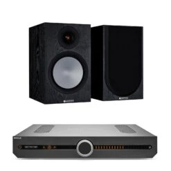 Roksan Attessa Streaming Amplifier Monitor Audio Silver 100 7G Speakers