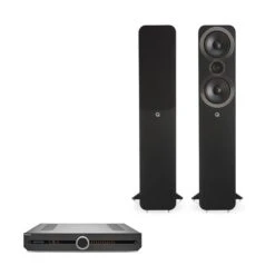 Roksan Attessa Streaming Amplifier Q Acoustics 3050i Speakers