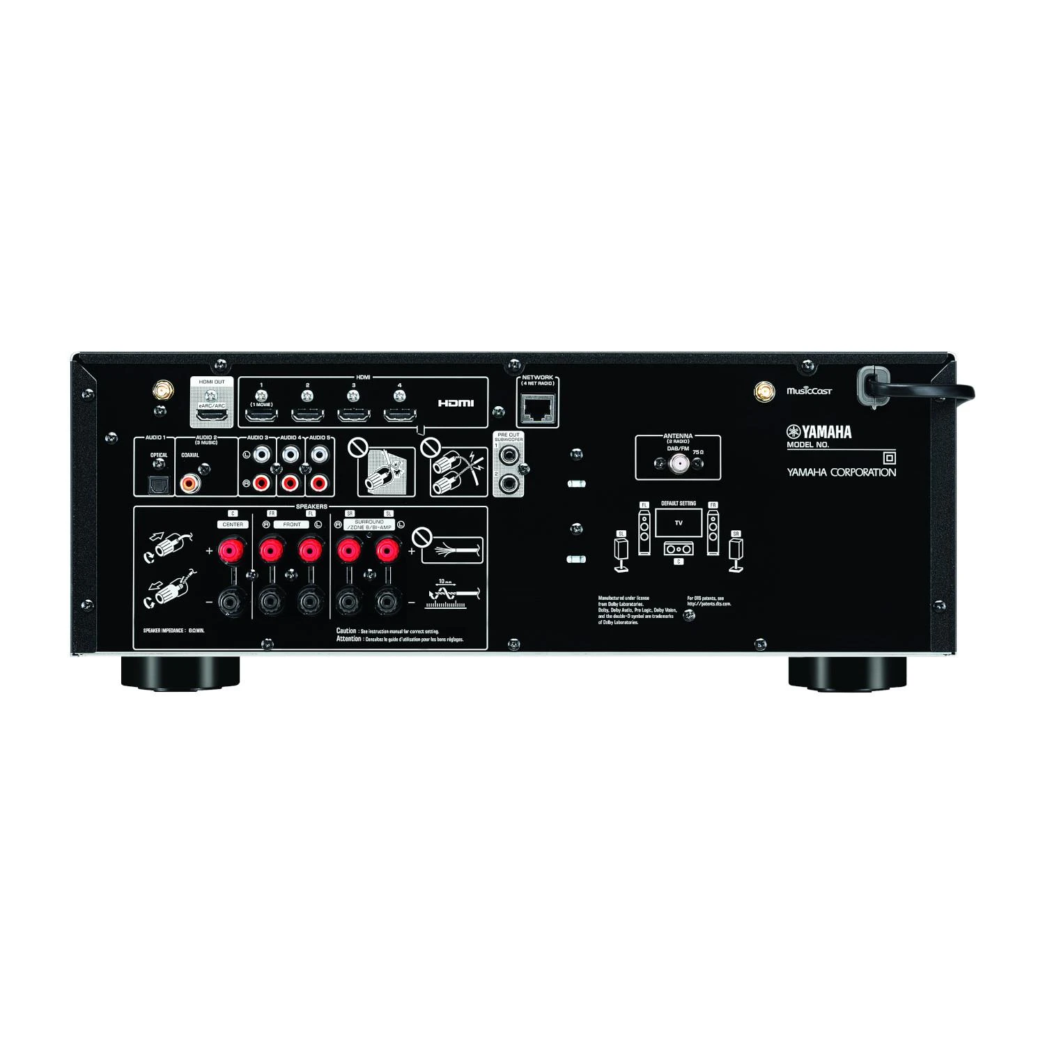 Yamaha RX-V4A AV Receiver - Image 4