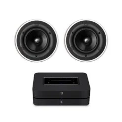 Bluesound POWERNODE (2021 Version) KEF Ci160QR In Ceiling Speakers (Pair)