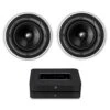 Bluesound POWERNODE (2021 Version) KEF Ci200QR In Ceiling Speakers (Pair)